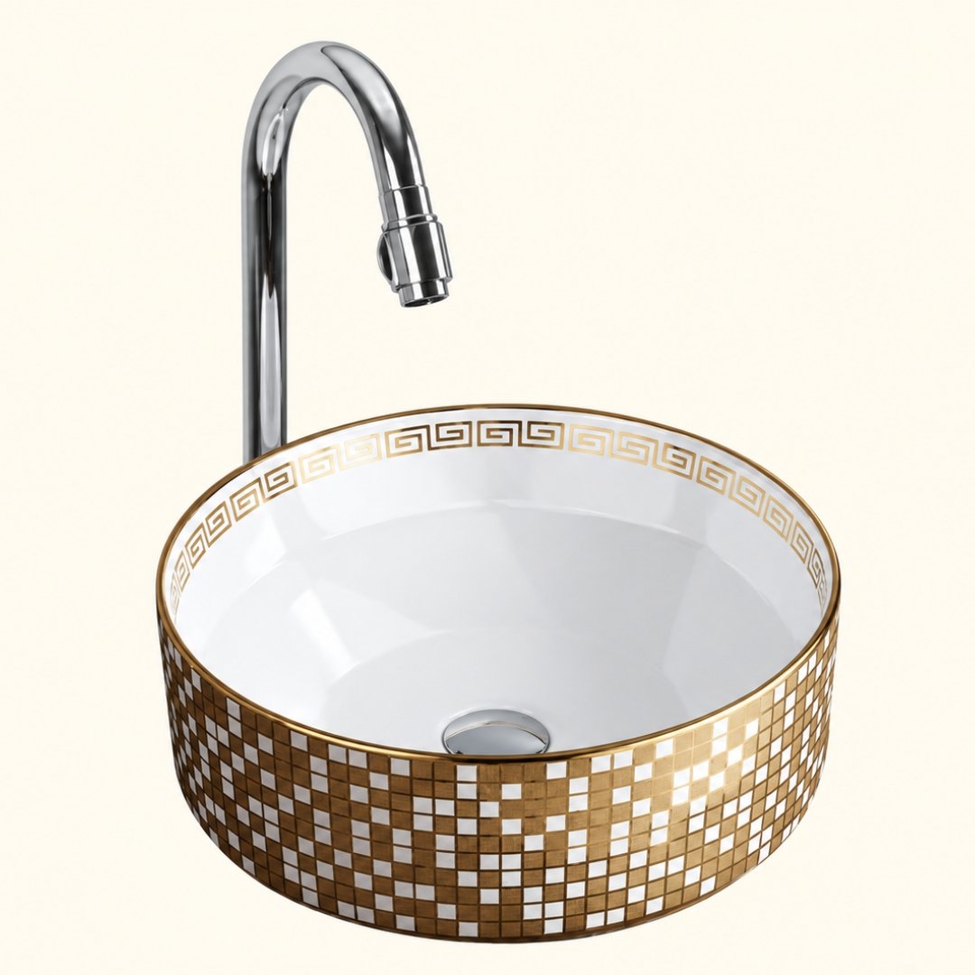 Sonet OCTAGON - WG - 02, table top basin (view 2)